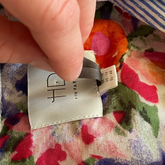 Anthropologie HD In Paris Floral Top - Picture 9 of 9